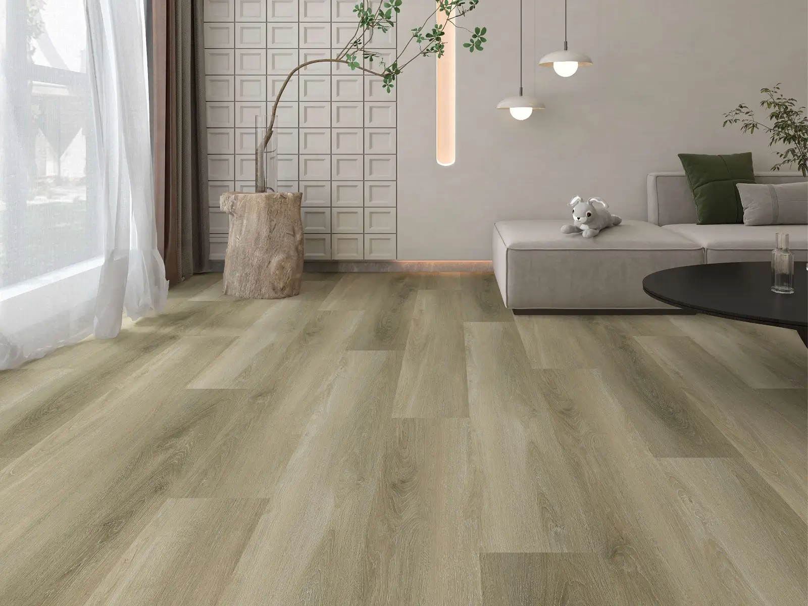 SPC Flooring Brown