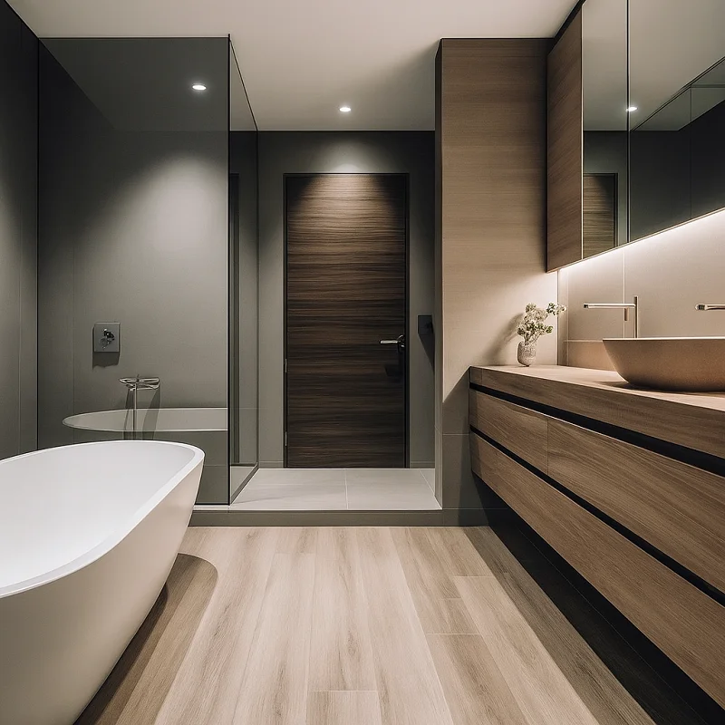Canyon SPC Flooring in Bathrooms