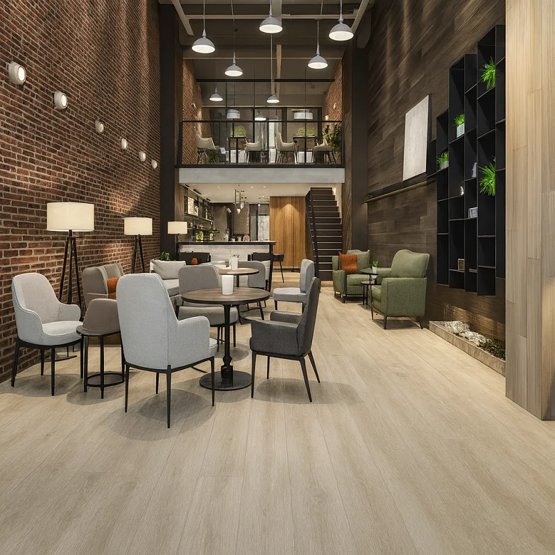 HDF Flooring in Restaurant