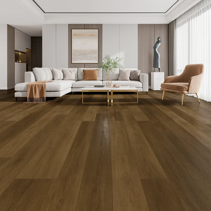 Hybrid SPC Flooring in Living Room