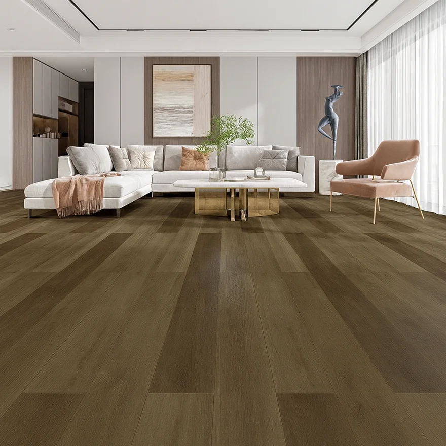 Interlocking SPC Tiles in Living Room