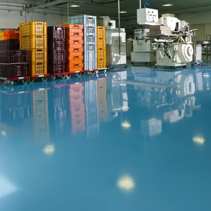 Metallic Epoxy Flooring Warehouses
