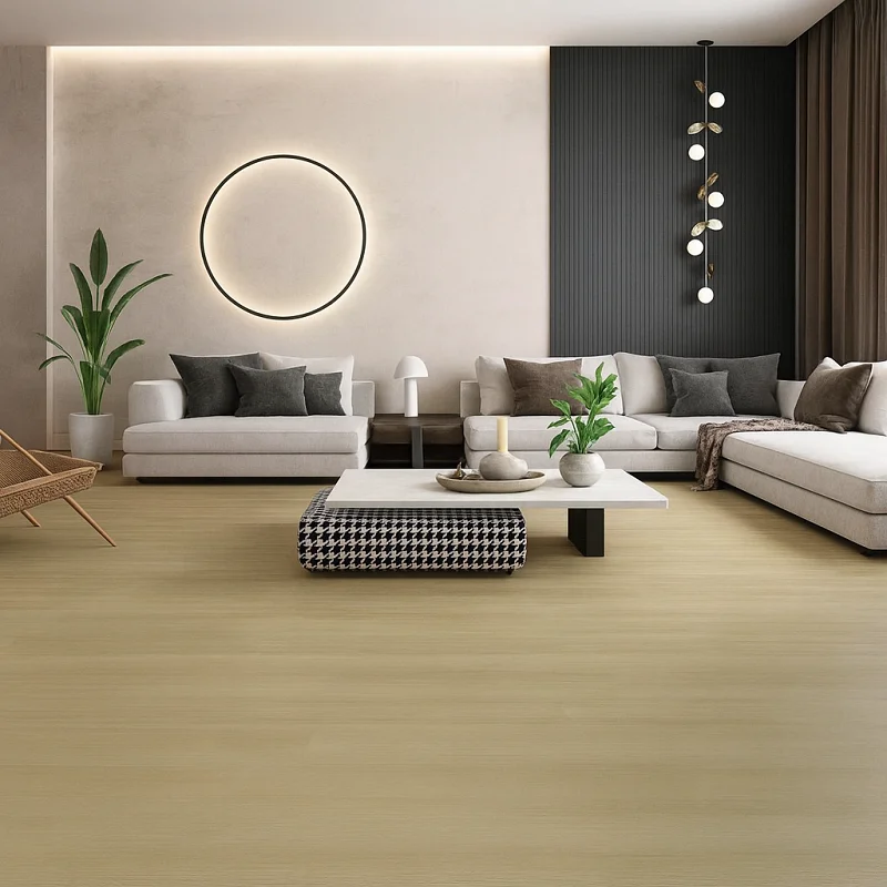 Oak SPC Flooring in Living Room