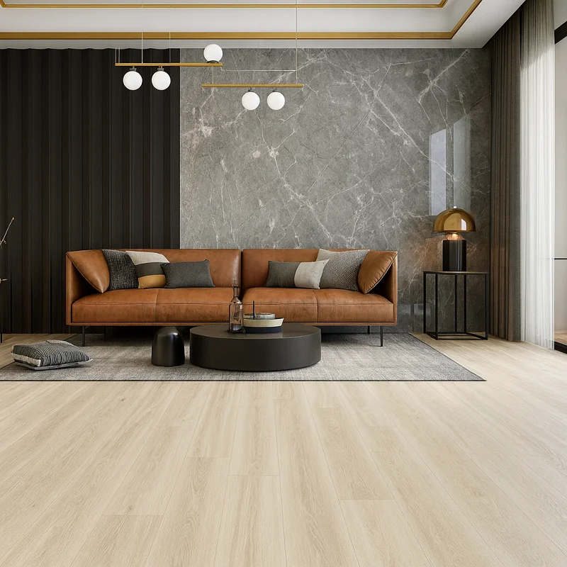 Oak SPC Flooring in Living Room