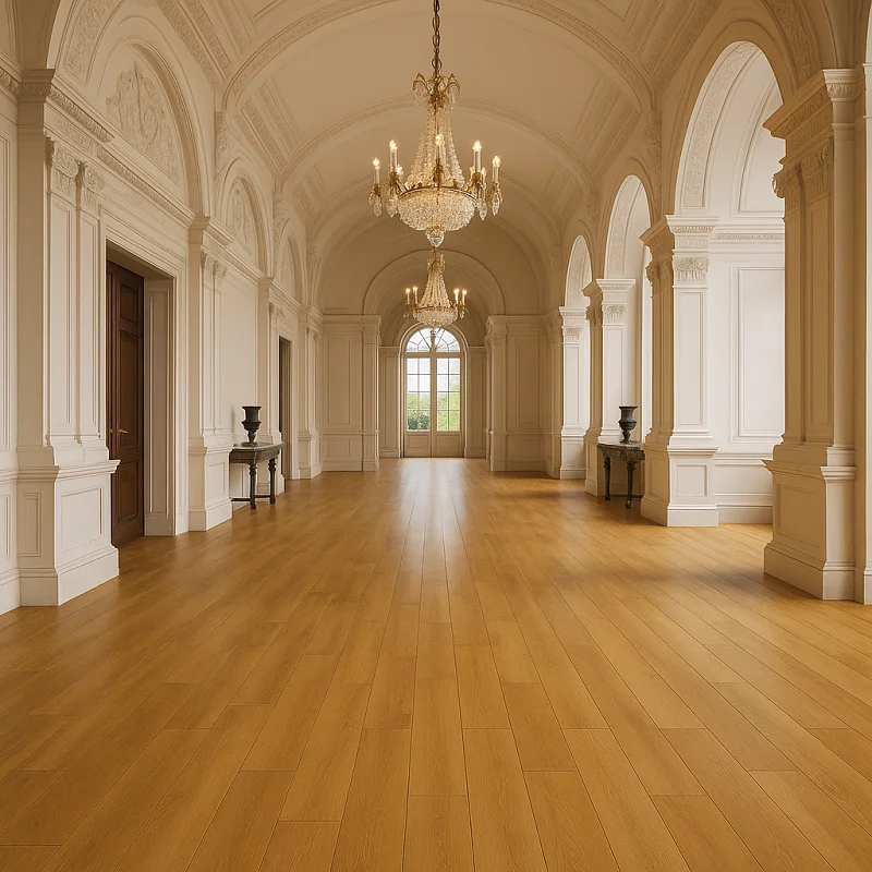 SPC Caramel OAK Flooring in Hallway