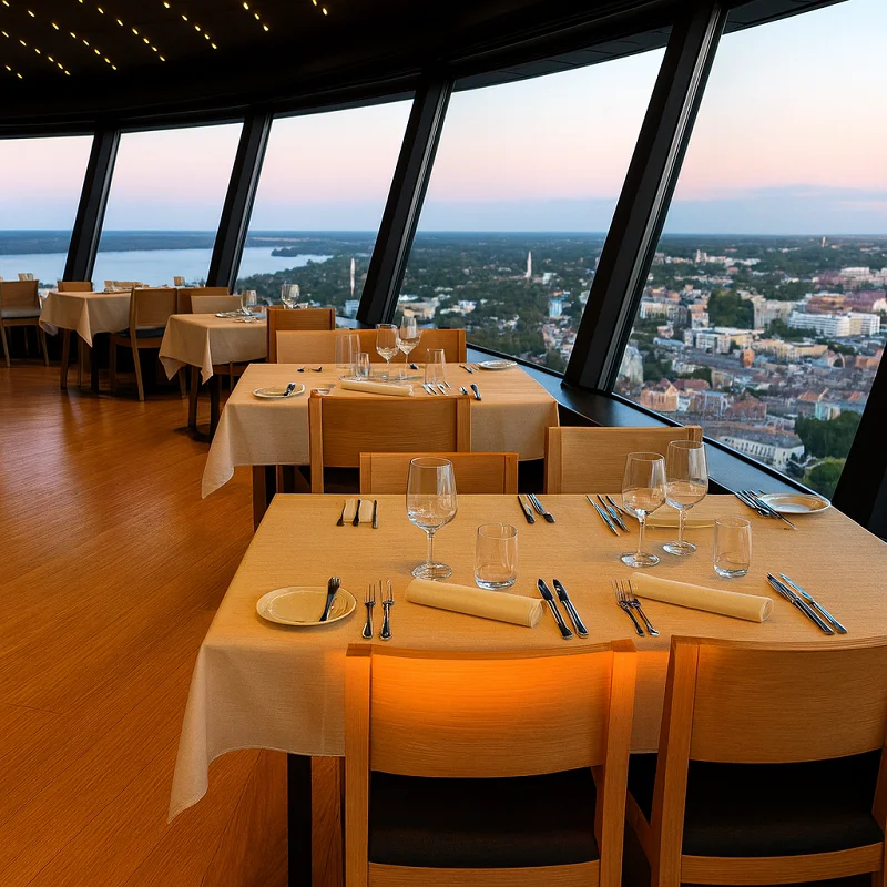 SPC Golden Oak Flooring in Restaurant