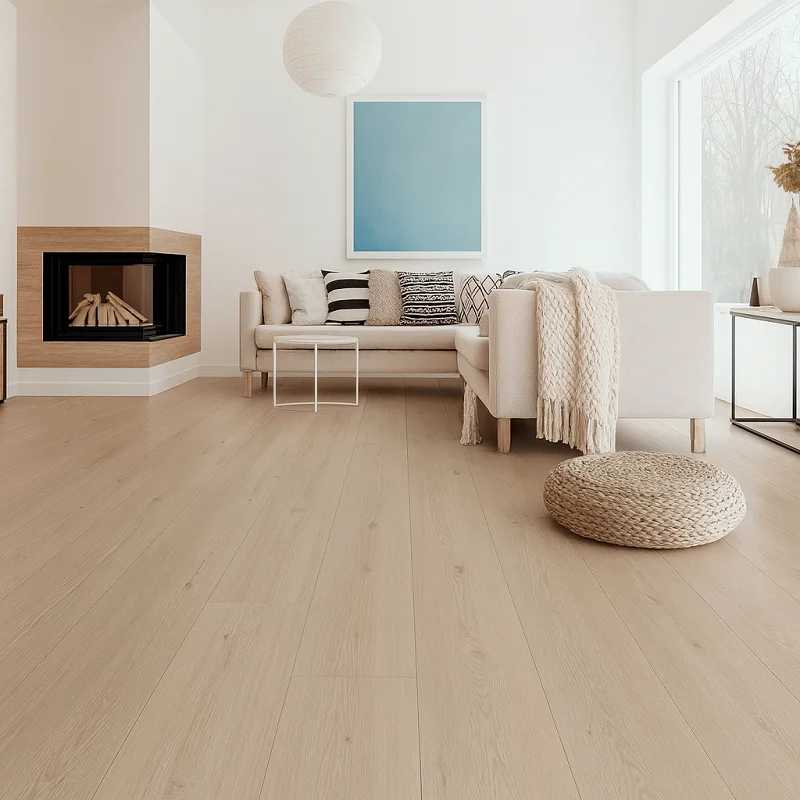 SPC Parquet Flooring in Living Room