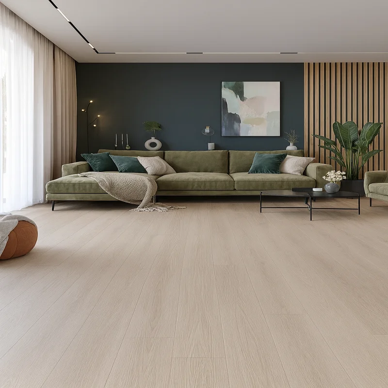 SPC Parquet Flooring in Living Room