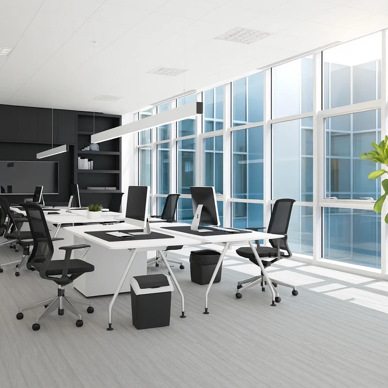 SPC Parquet Flooring in Offices
