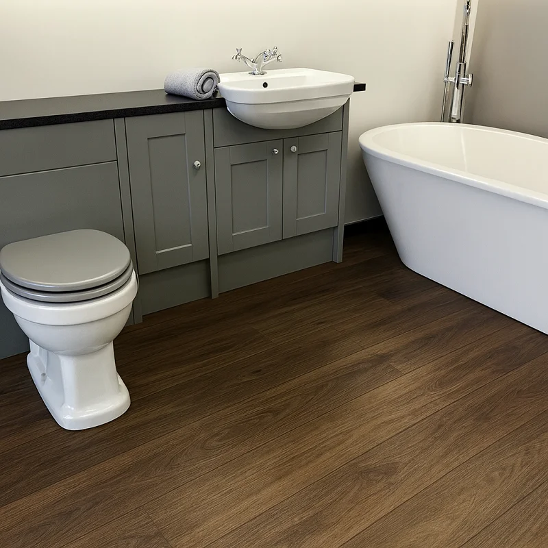 SPC Vinyl Click Flooring in Bathrooms