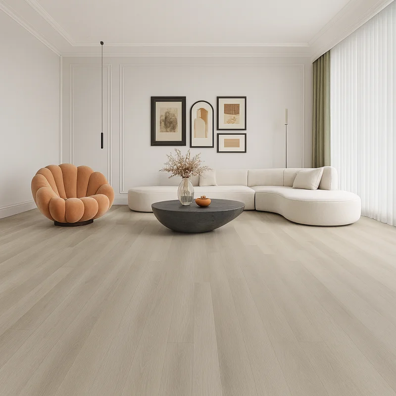SPC Vinyl Click Flooring in Living Room