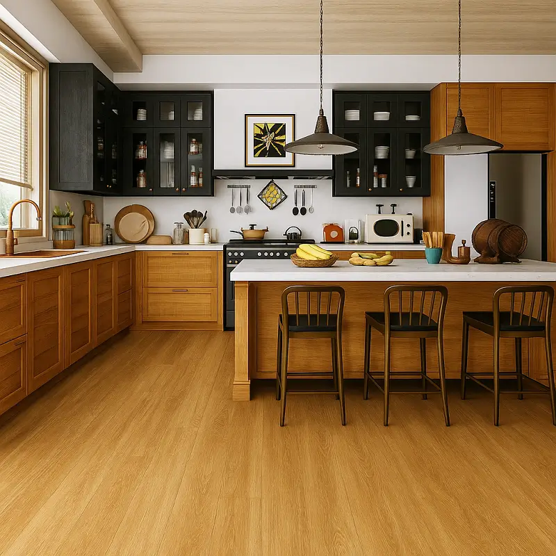 SPC Vinyl Flooring in Kitchen