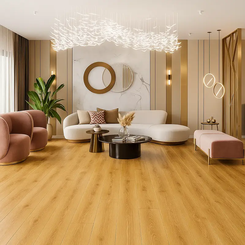 SPC Vinyl Flooring in Living Room