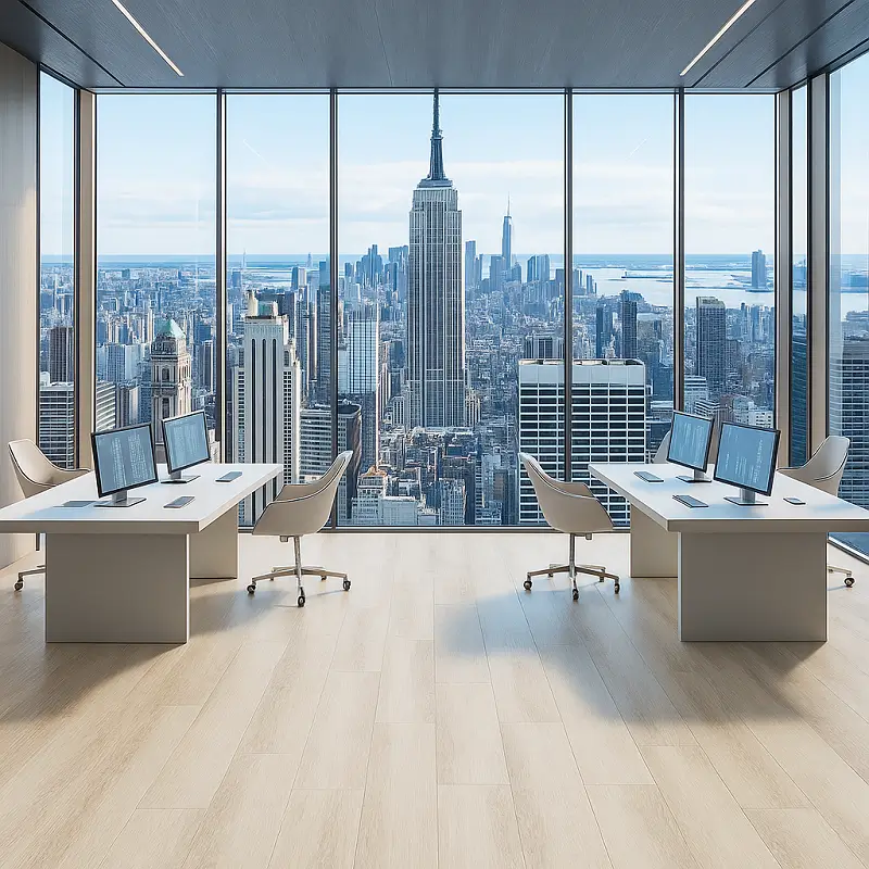 SPC Vinyl Flooring in Office