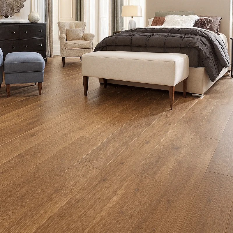 SPC Wood Flooring in Bedroom