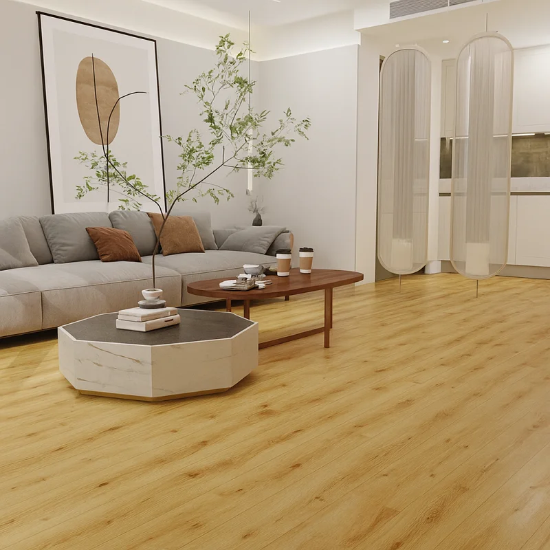 SPC Wood Flooring in Living Room