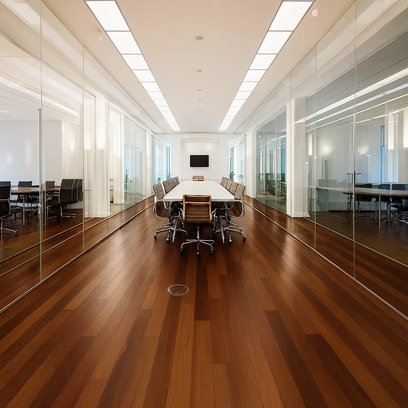 SPC Wood Flooring in Offices