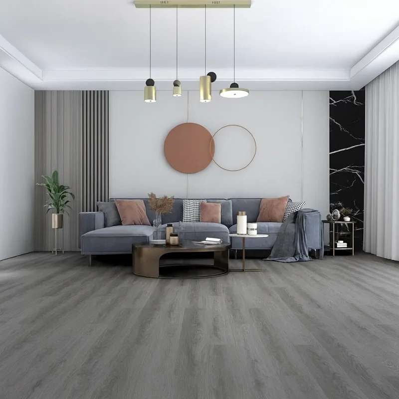 Spc Vinyl Plank Flooring in Living Room