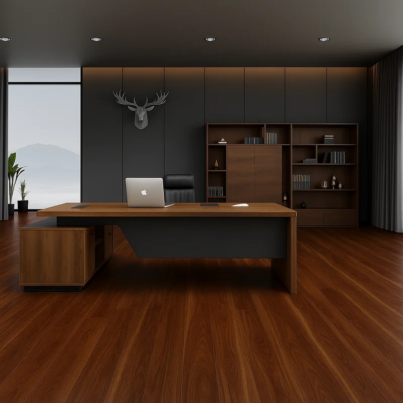 Spc Waterproof Flooring in Office