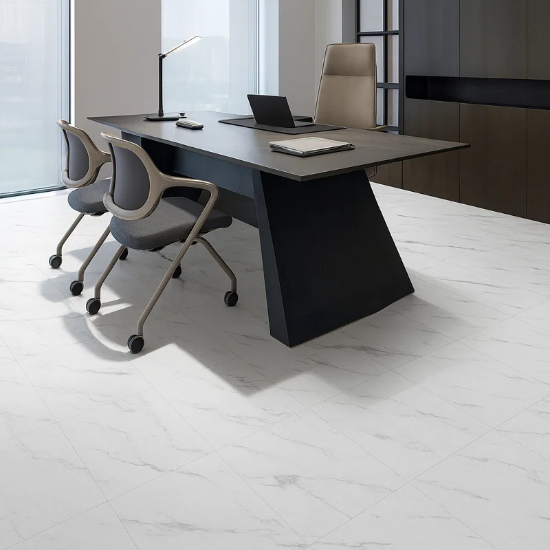 White SPC Flooring in Offices