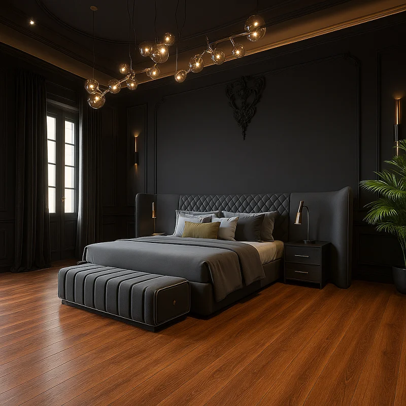 Wooden Flooring in Bedroom