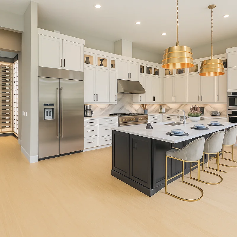 Wooden Flooring in Kitchen