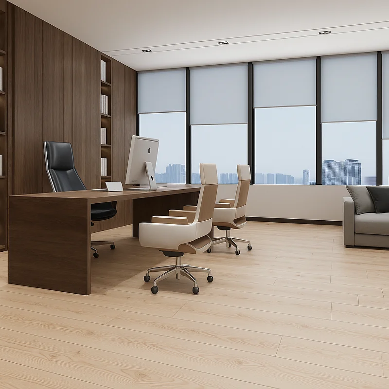 Wooden Flooring in Office