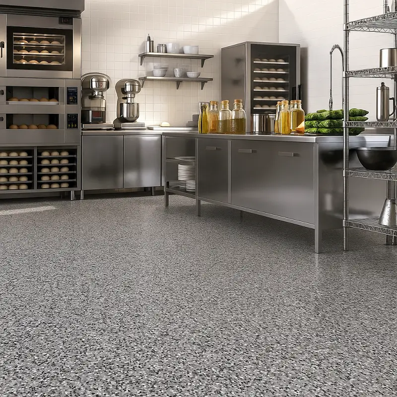 Flex Epoxy Flooring in Kitchen