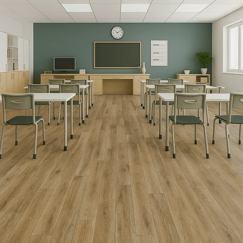 MDF Flooring in Classroom