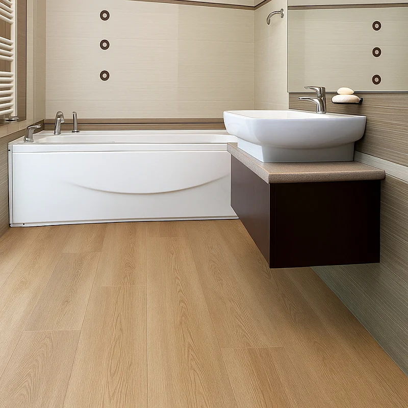 MSPC Flooring in Bathroom