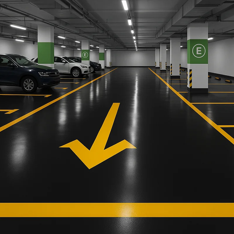 Parking Flooring in Hospital