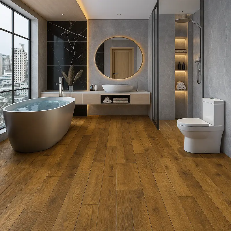 Ravine SPC Flooring in Bathroom