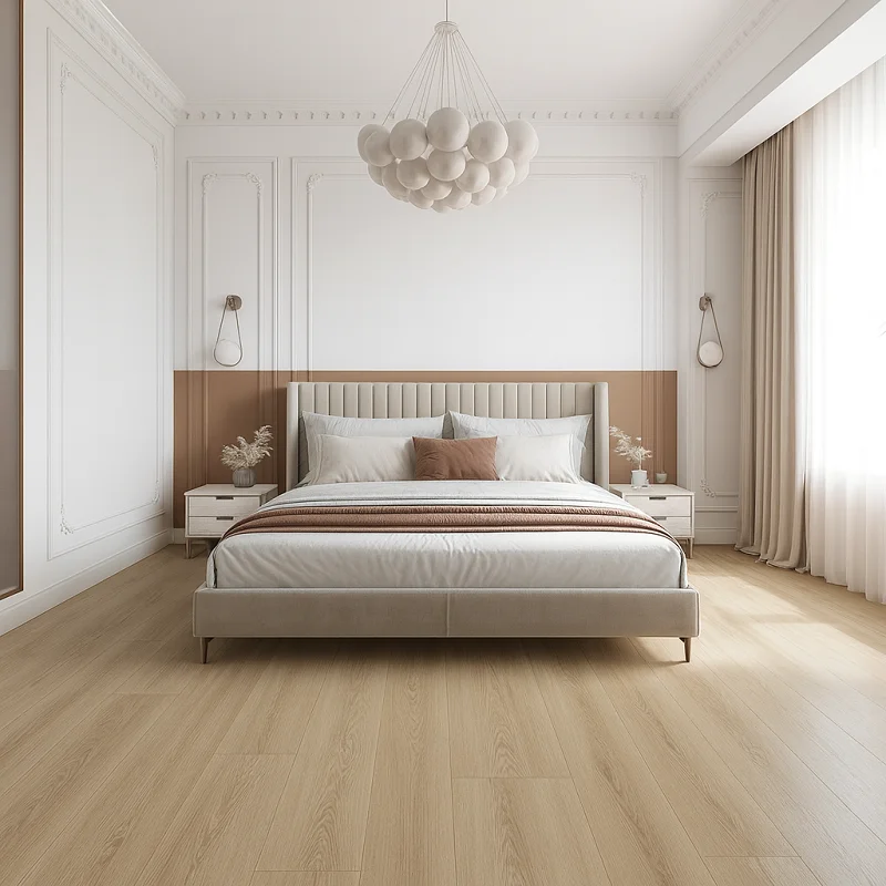 SPC Click lock Flooring in Bedroom