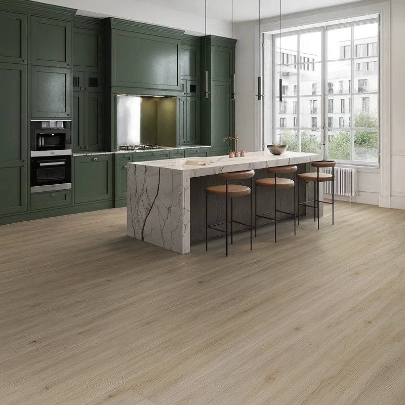 SPC Click lock Flooring in Kitchen