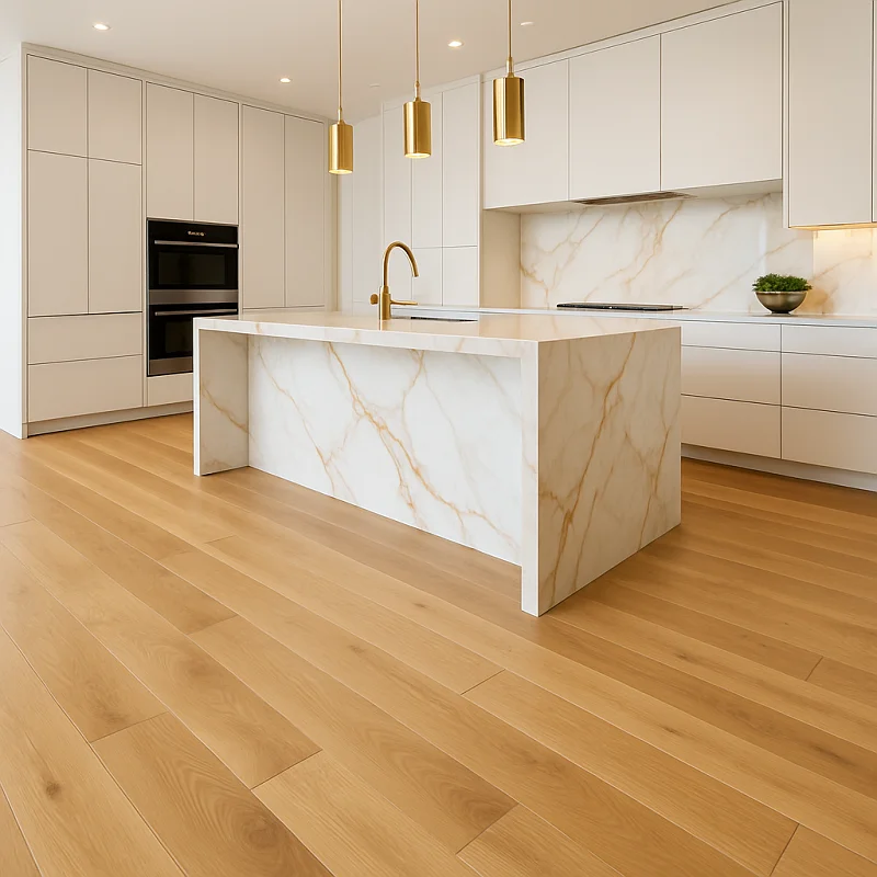 SPC Hardwood Flooring in Kitchen