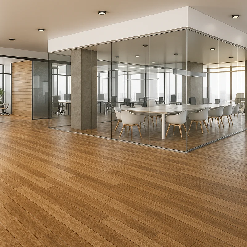 SPC Hardwood Flooring in Office