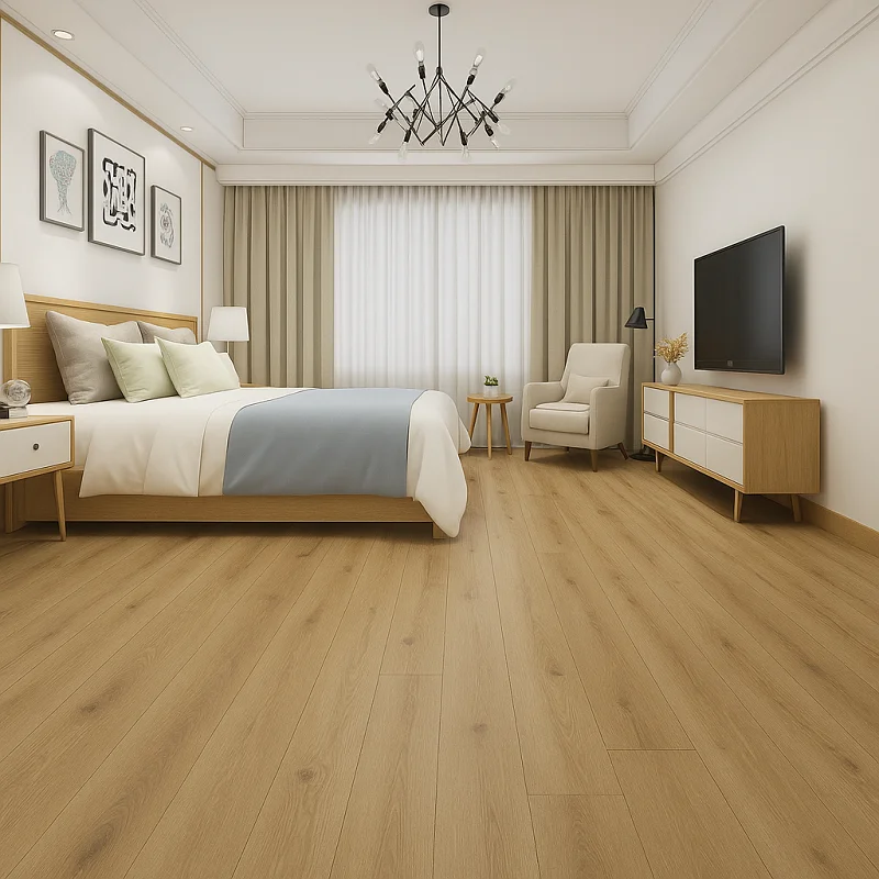 SPC Rigid Core Flooring in Bedroom