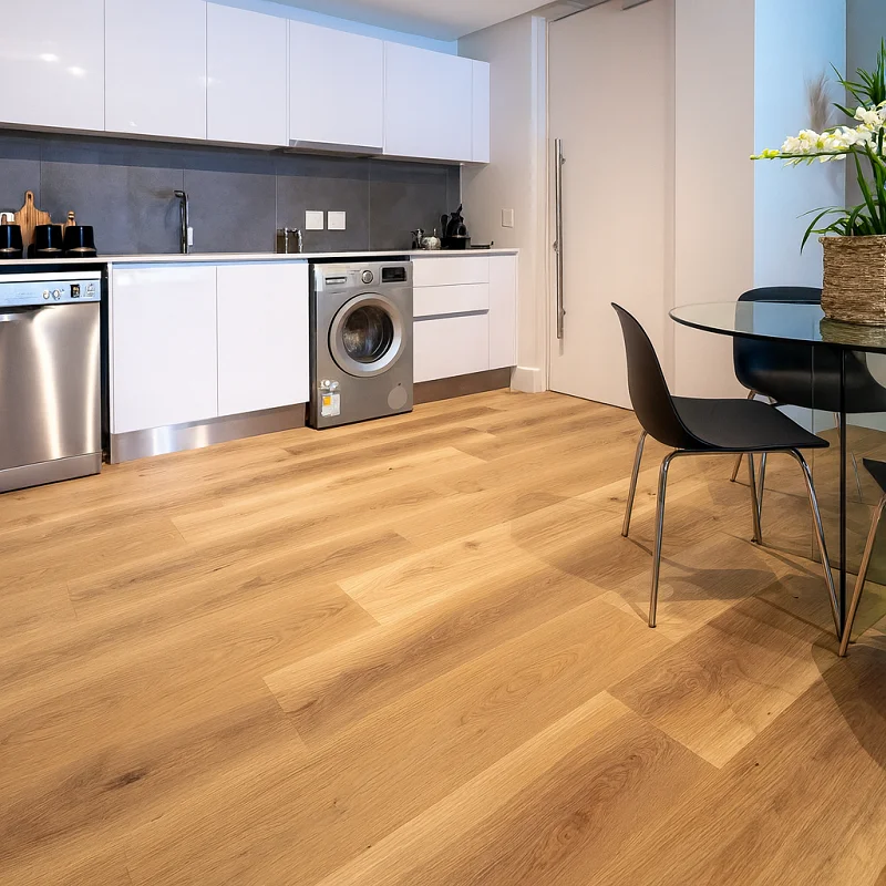 SPC Rigid Core Flooring in Kitchen