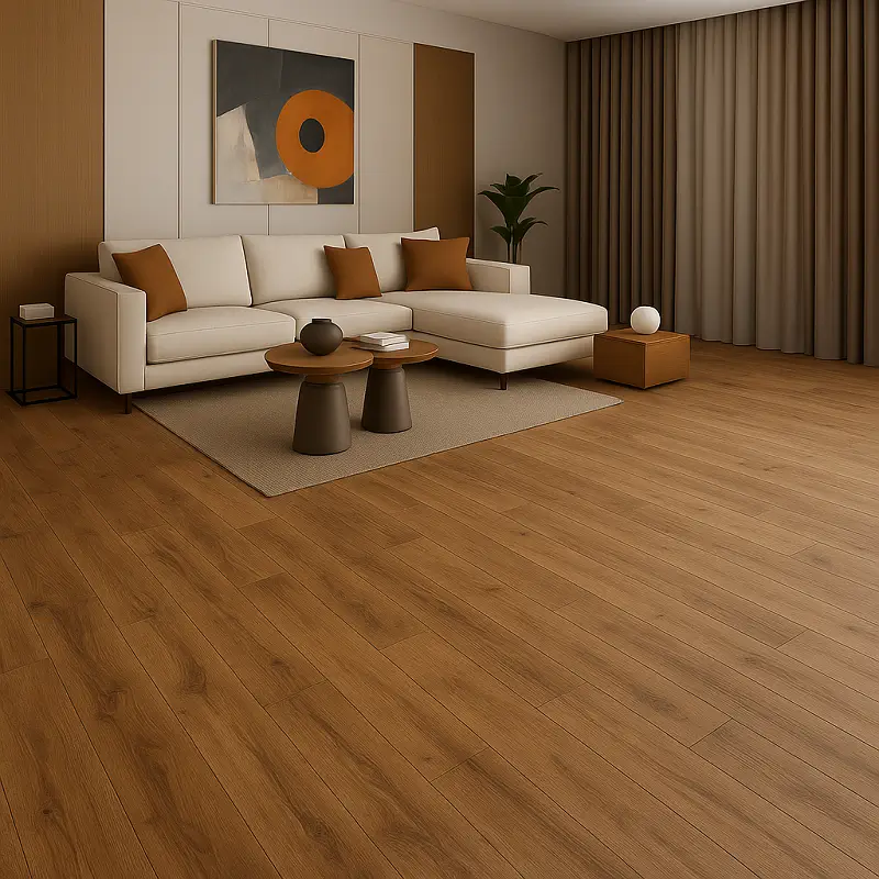 SPC Vinyl Tiles in Living Room