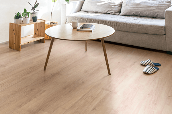 Laminate Flooring under sofa