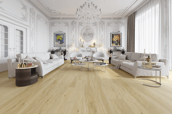 SPC Laminate Flooring in Livingroom