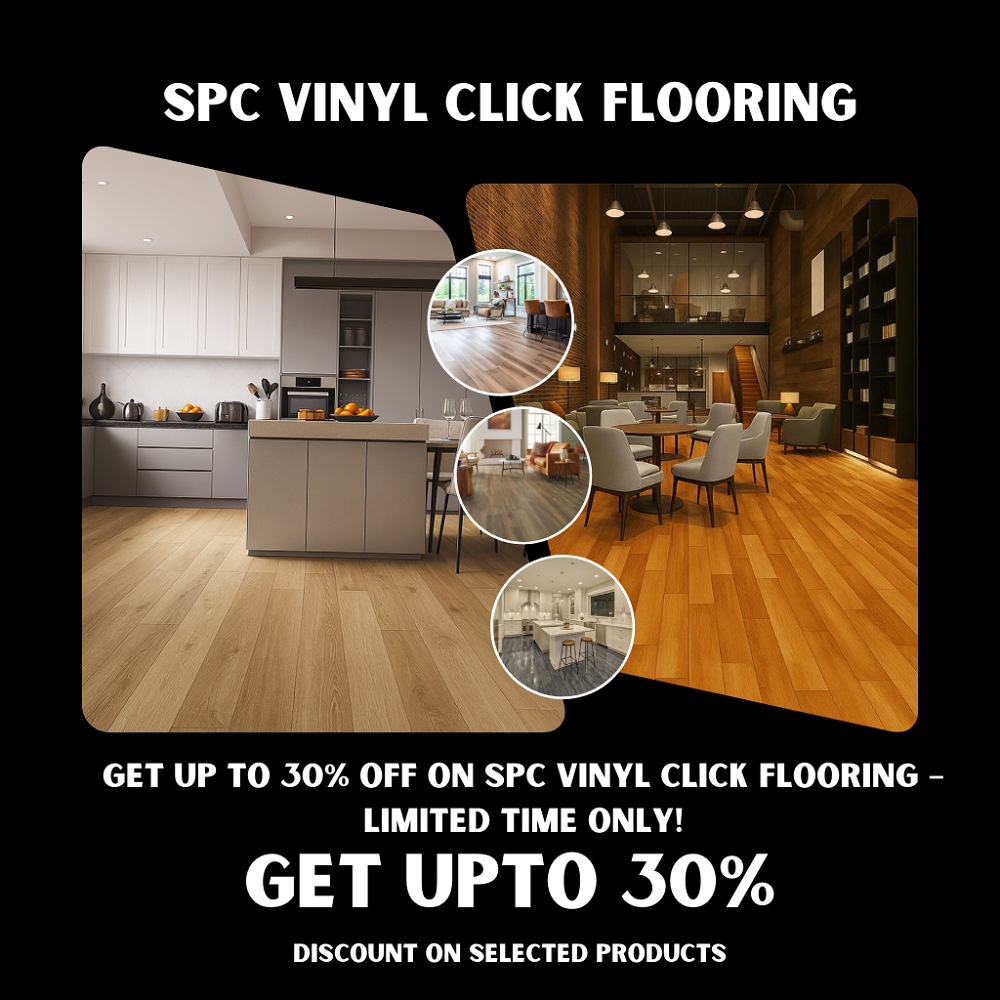 SPC Vinyl Click Flooring in Dubai & Abu Dhabi | High Quality