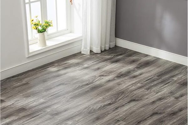 SPC Vinyl Plank Flooring in room